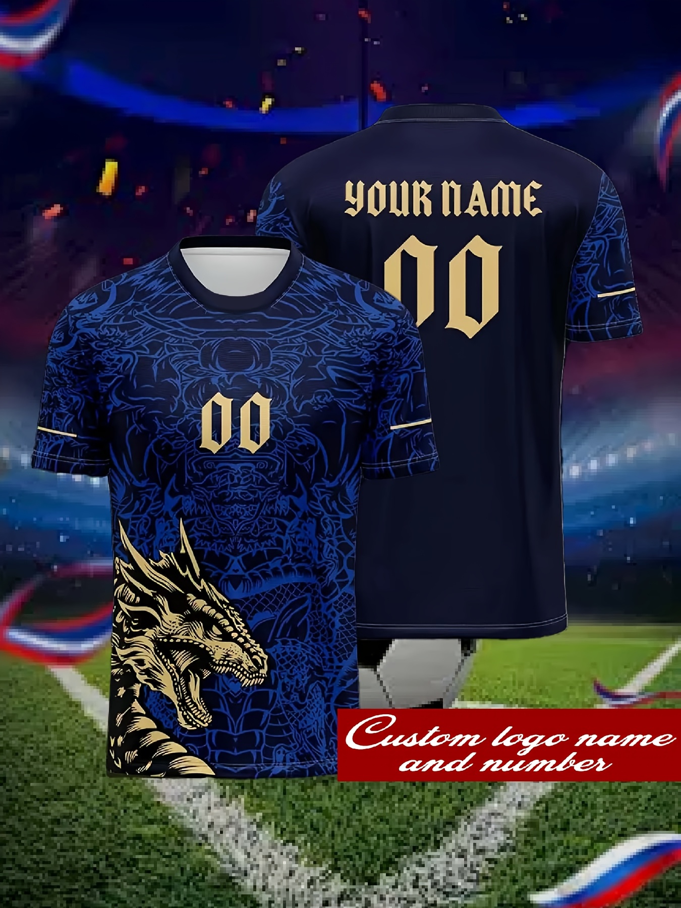 customizable personalized team soccer jersey t shirts Temu Sweden