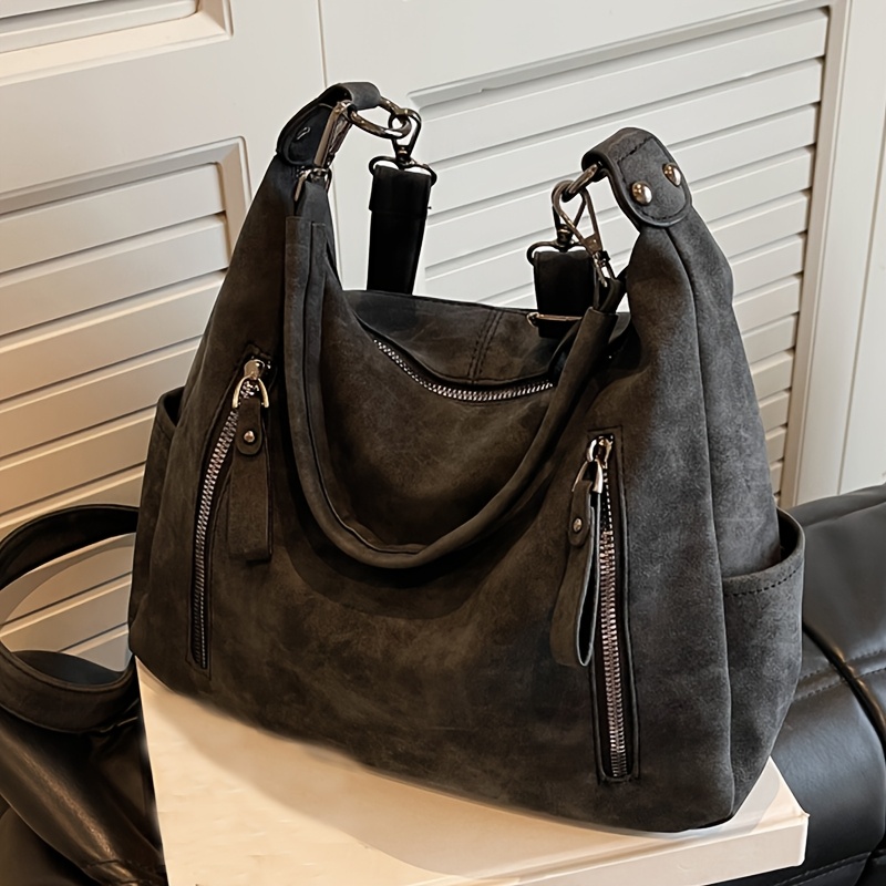 Fashion Casual Women's Crossbody Bag, Shoulder Bag With Zipper Closure, Lining, Multi-pocket Versatile Messenger Bag For Occasions, Stylish Minimalist Detachable/adjustable Strap