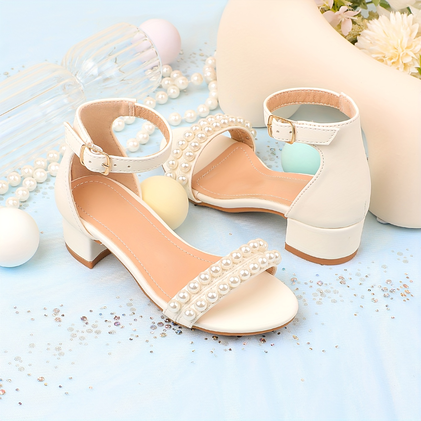 Wedding Children Heel Sandal Wuxian Girls Sandals Girls Shoes