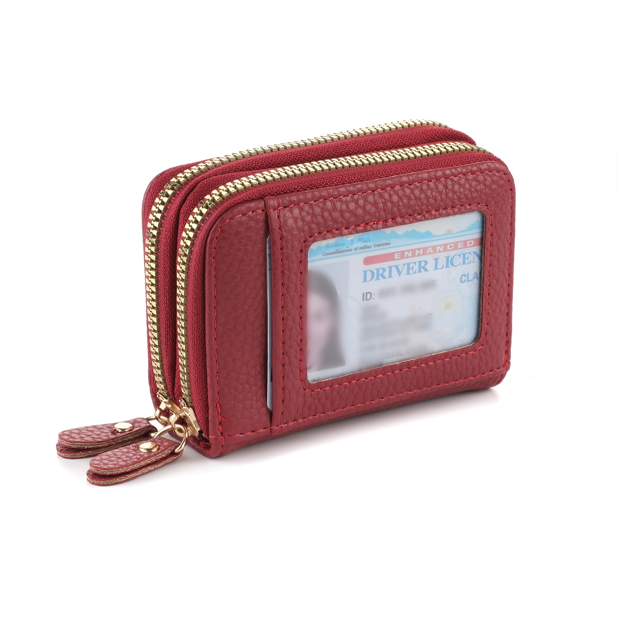 ☆A.P.C.☆ New Demilun Zipper Card Holder Hazelnut PXAWVF634 Demi-lune cardholder - Smooth leather - A.P.C. Ready-to-wear