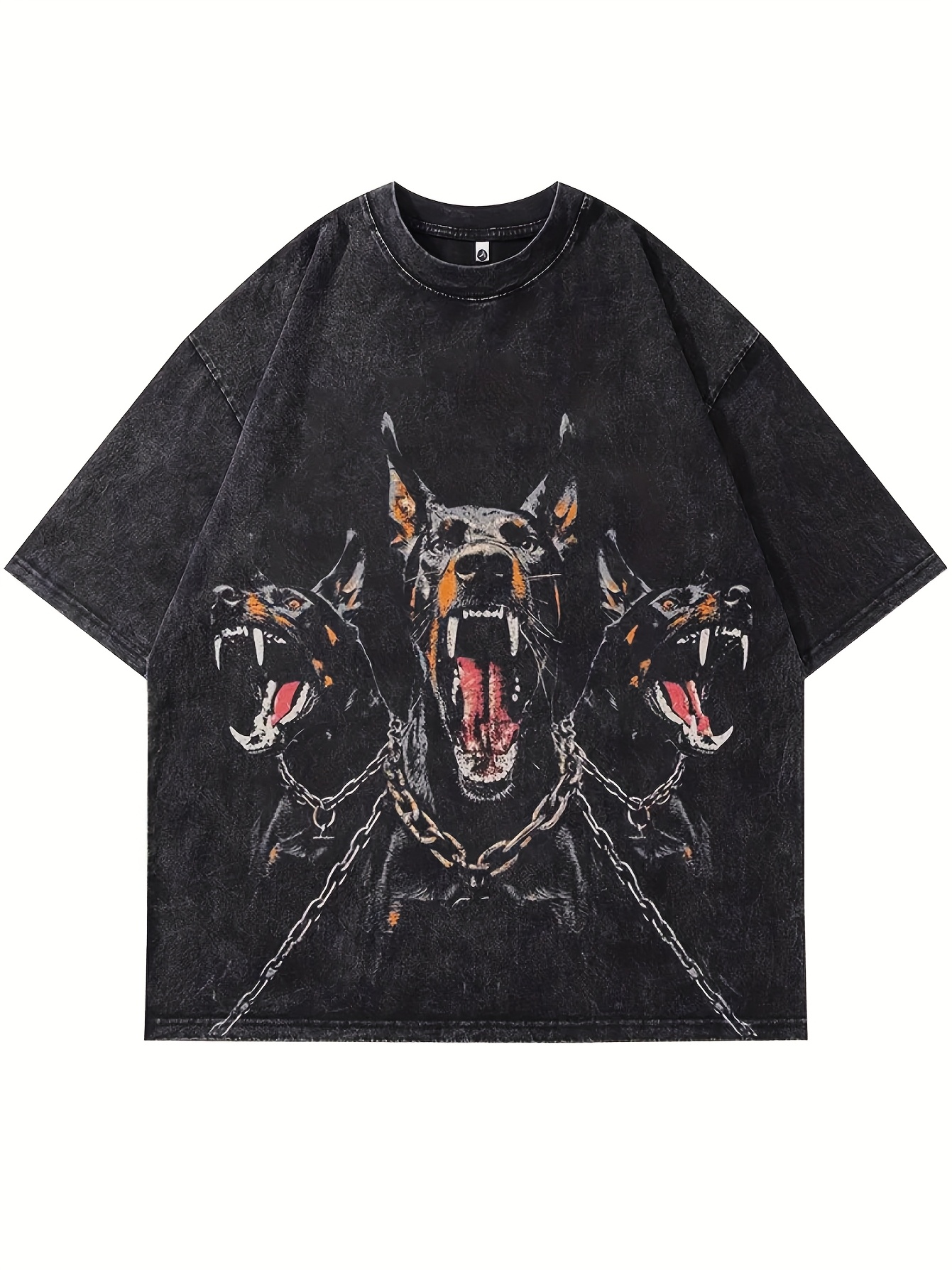 Tシャツ・カットソー [READY4NEXT] Baby Dog Archive Short Sleeve T-shirt (BLACK) Run It - Unisex Jersey Short Sleeve Vintage Dog Graphic Tee