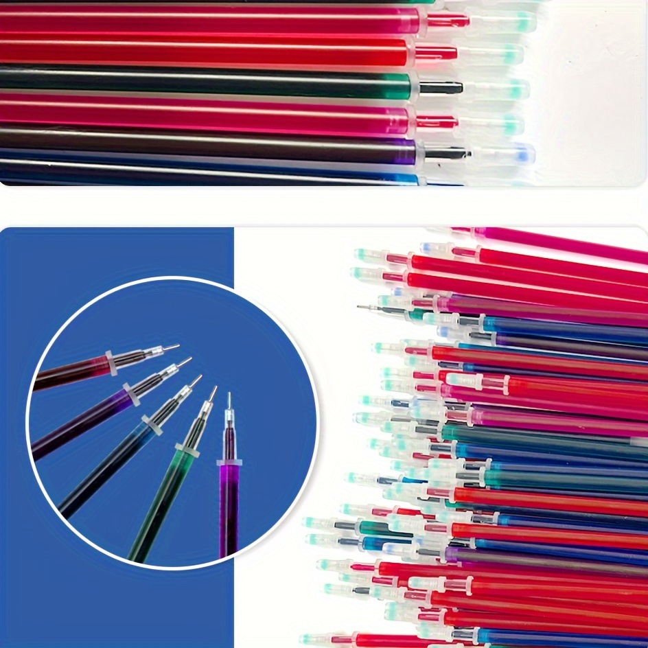 

5 Fine Erasable Fabric Marking Pens - Water Soluble, Washable, Multi-functional, Stitch, Sewing, Grid Drawing, Pen Refills