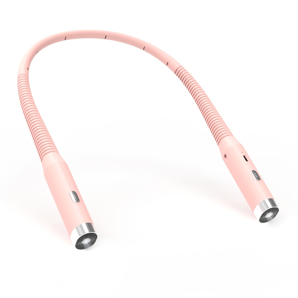 TEMU Book Light, Led Reading Light, Neck-worn Reading Light, Neck Light, Usb Rechargeable, With 3 Adjustable Light Colors And 3 Brightness Levels,