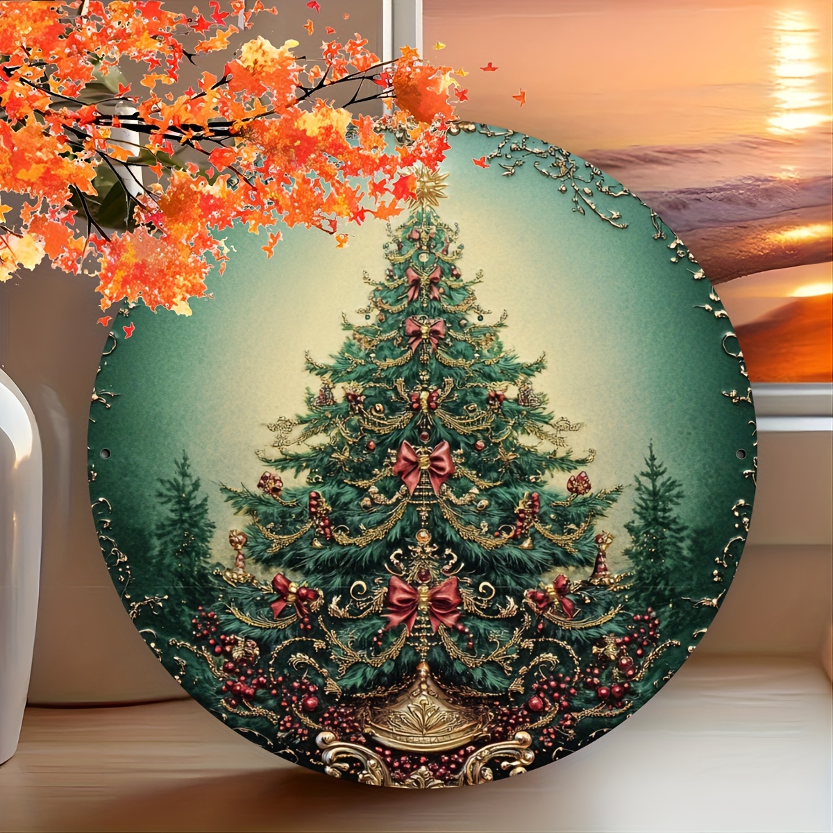 letrero vintage navidad en aluminio 2d - Temu Ecuador, image size:1200x1200