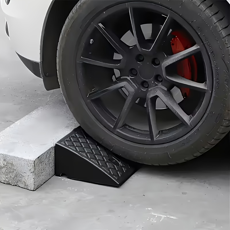 50 x 22 x 5cm 1, 2 парчиња сет рампи за автомобилски прагови, рампи за прагови, рампи за тешки товари, преносливи рампи погодни за  , инвалидски колички, велосипеди и мотоцикли Детали за производот 3