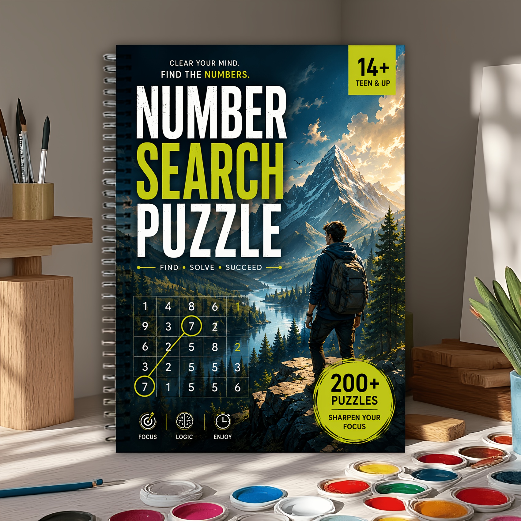 Number Puzzle Game Book for Casual Decompression