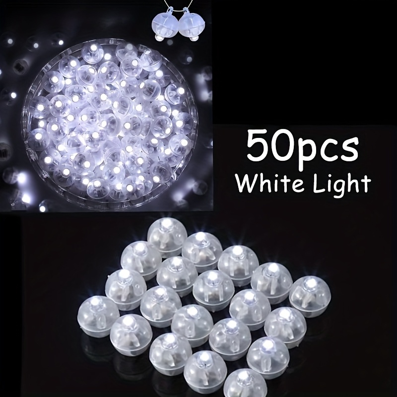 White Led Ball Lights, Mini Spherical Fairy Lights, Multi-item Party Gift Pack, Suitable For Parties, Weddings, Bedroom Decorations, A Warm Atmosphere, Indoor Use