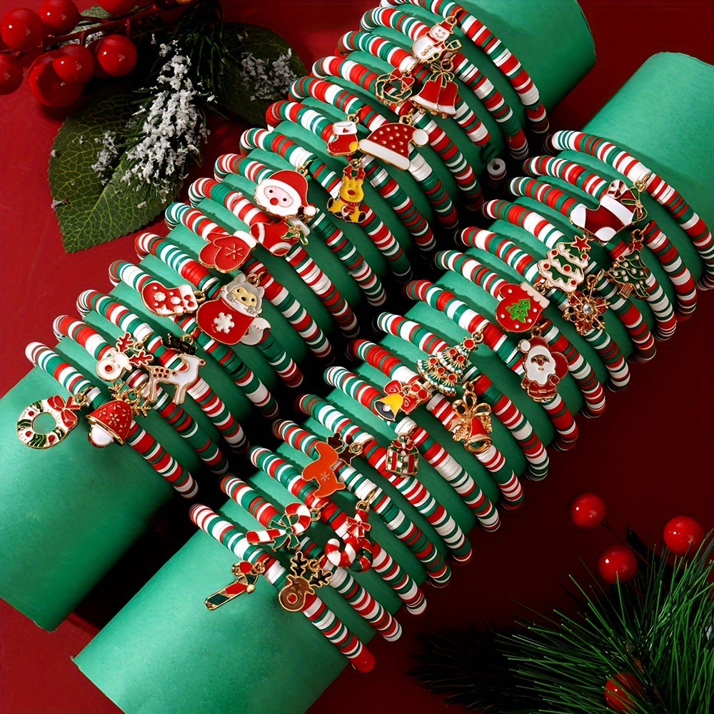 

30/36pcs Christmas Bracelets Set For Women, Pendant Bracelet, Bracelets, For Christmas & New