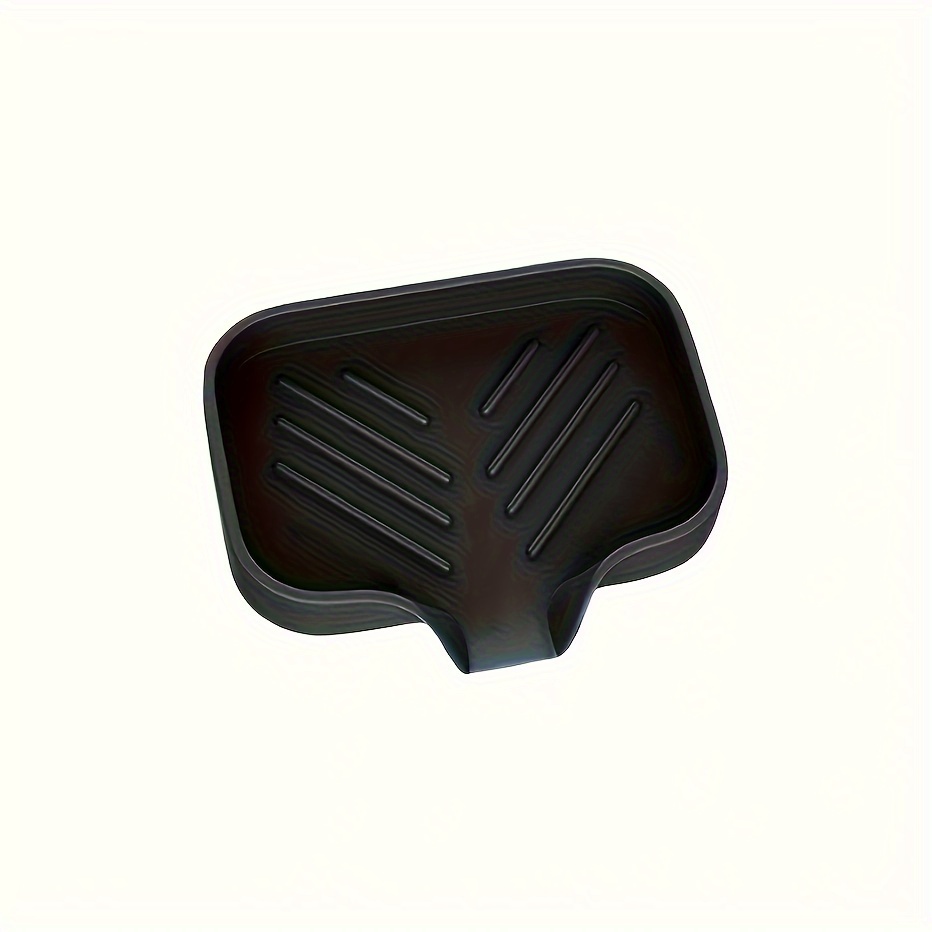 Image of Silicone Drain Tray For Bathroom Sink With Thickened Bottom - Water Flow