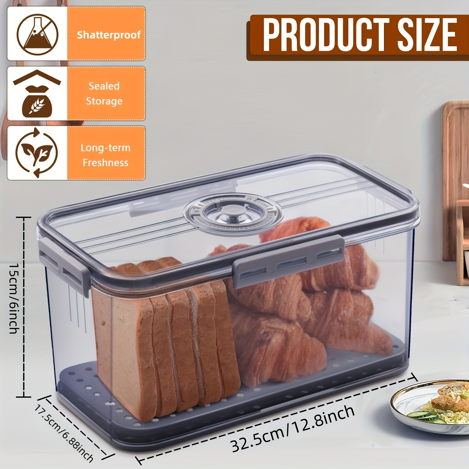 brotbox kchenarbeitsplatte luftdichter - Temu Germany
