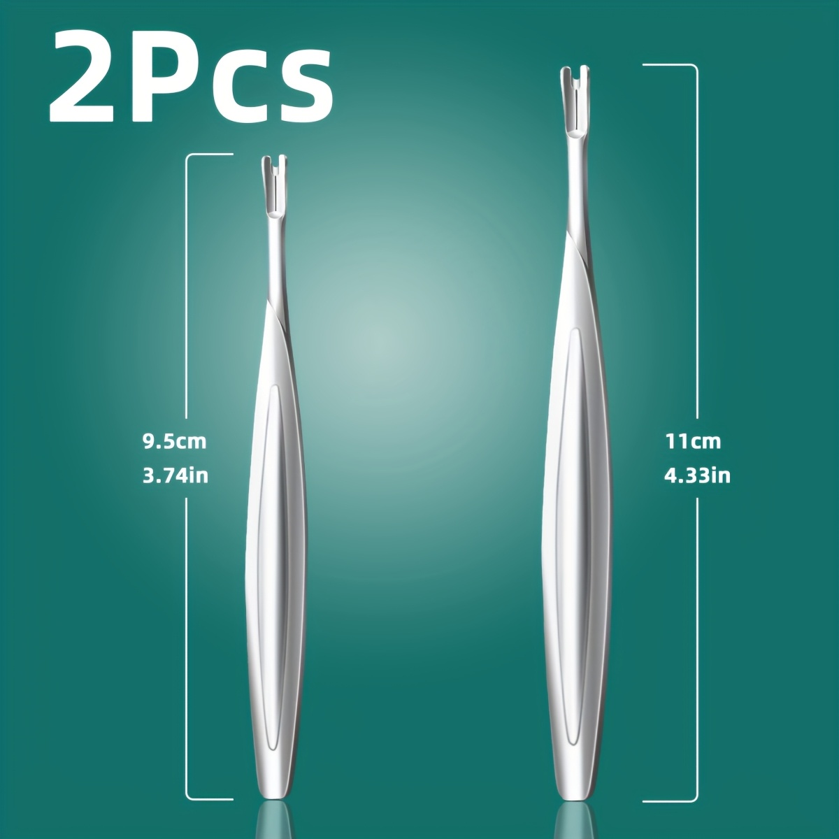 Stainless Steel Cuticle Remover, Cuticle Care Tools, Silvery Dead Skin Cuticle Pusher Trimmer Pedicure Nail Tools Thickened Handle Push Knife Nail Tool, Easy To Carry