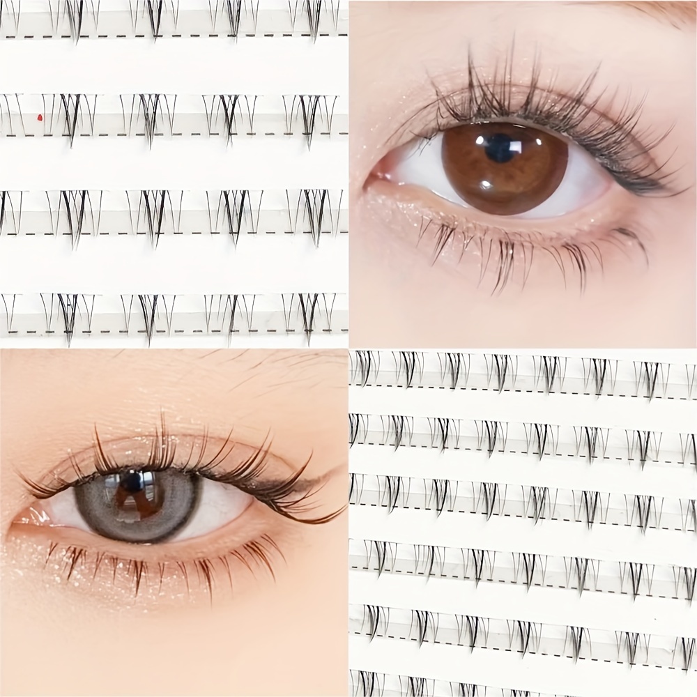 

120pcs Little Lower Eyelashes, Transparent Root, Lightweight And Natural, Easy And To Wear, Diy For Eyelash Extension, Lvcheryl