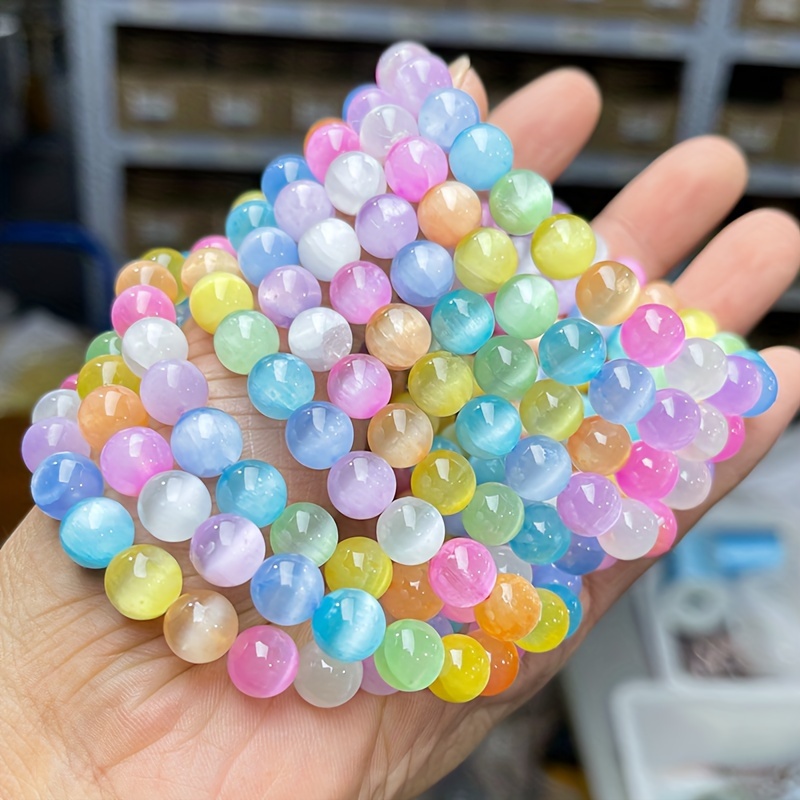 

Eye Beaded Bracelet - Vibrant, Transparent Colors | 's Gift & Accessory