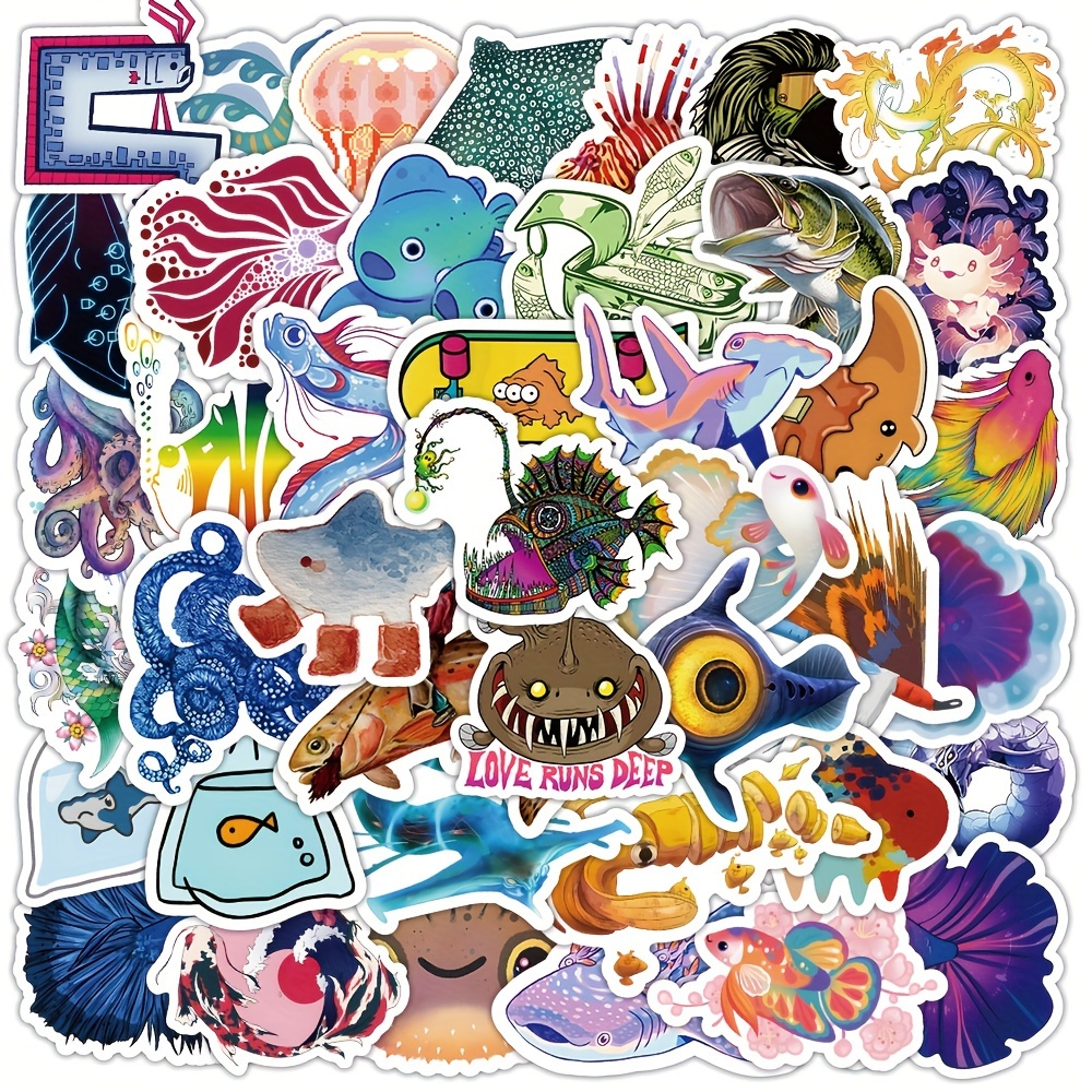 Fish Sticker - Temu