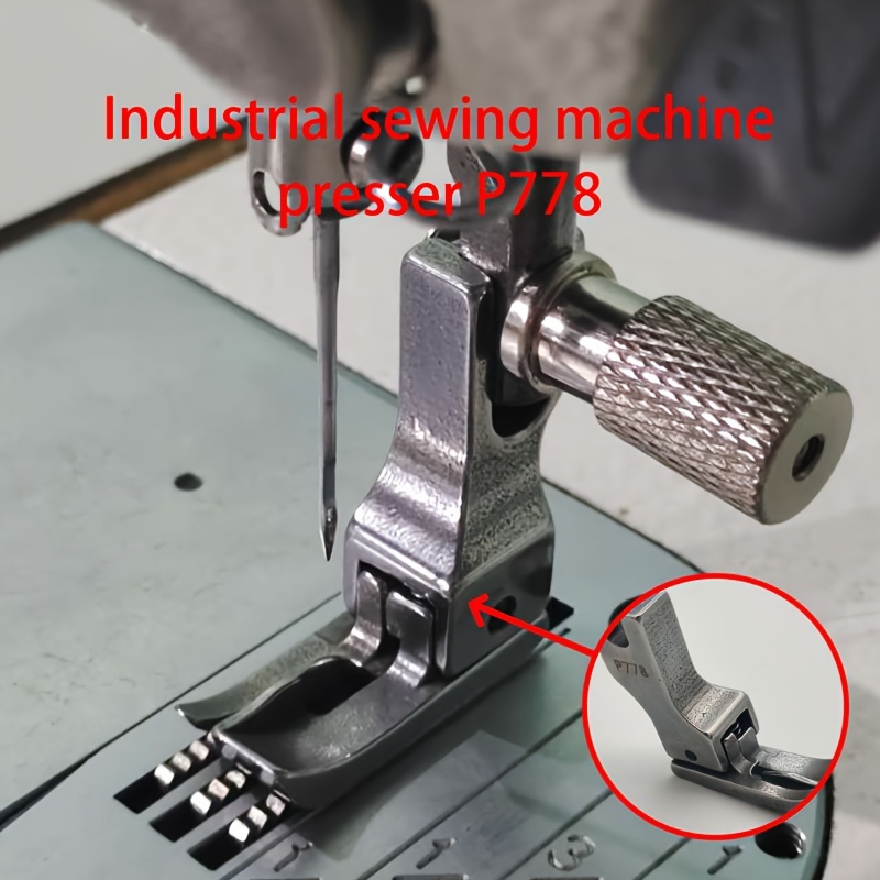 

Computerized Sewing Machine Accessory For P778 Flat Car With Full Steel Shirt Collar Presser Foot