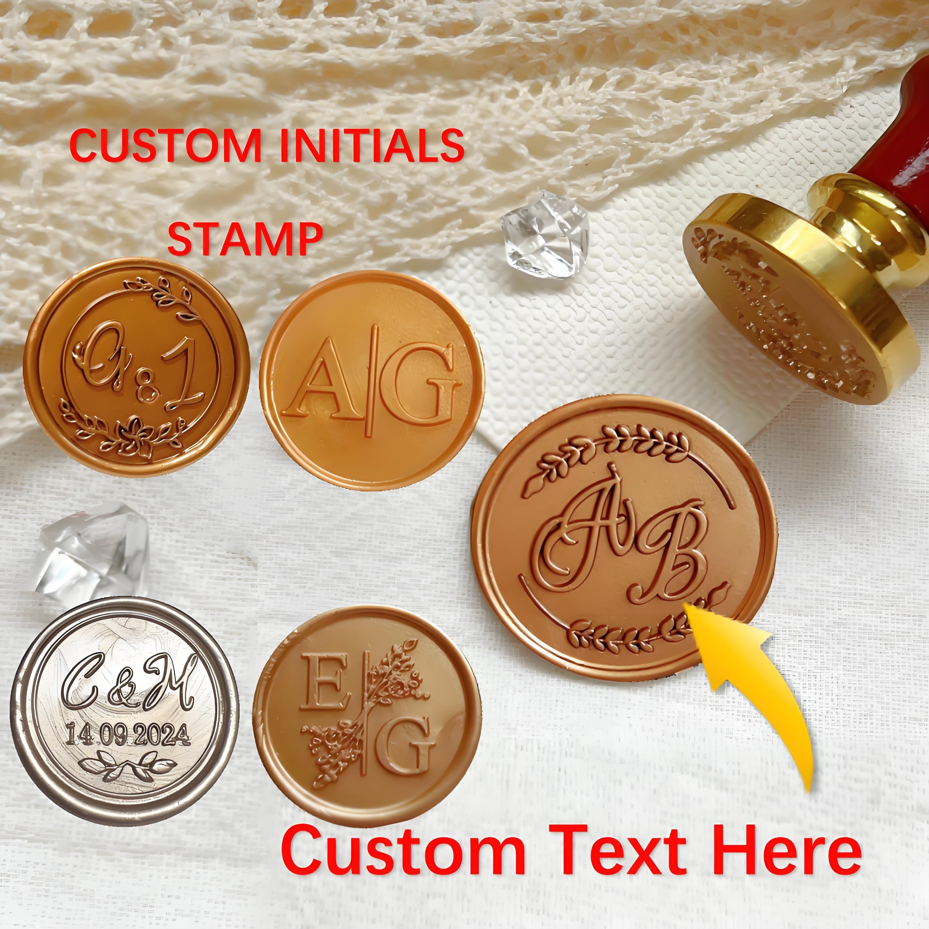 

Personalized Brass Wax For Envelopes - , For Wedding Invitations & Decor