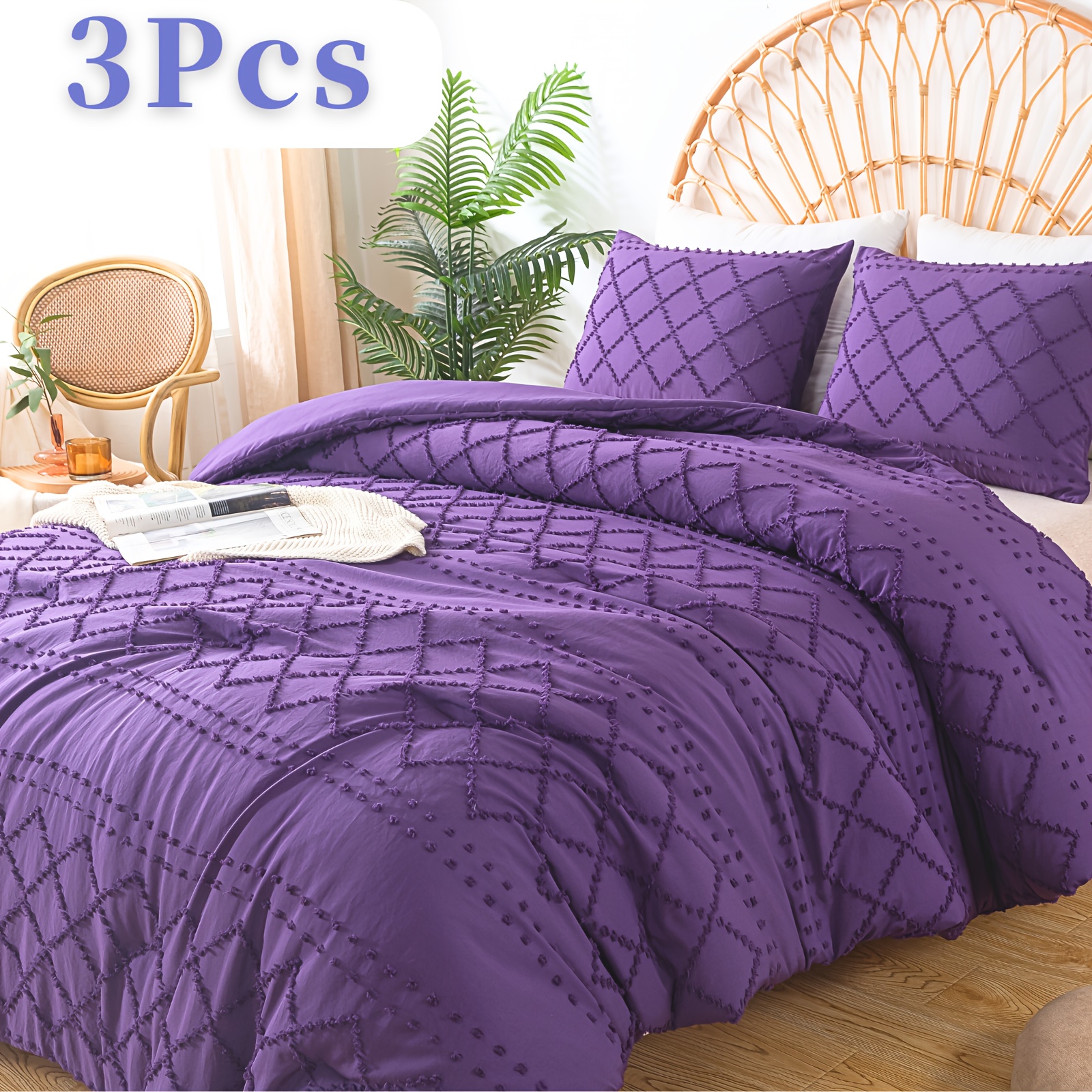 

Cosybay 3 Set- Set-bedding Set-fluffy & 2 Pillowcases- Set- Bed Set , Fluffy 2