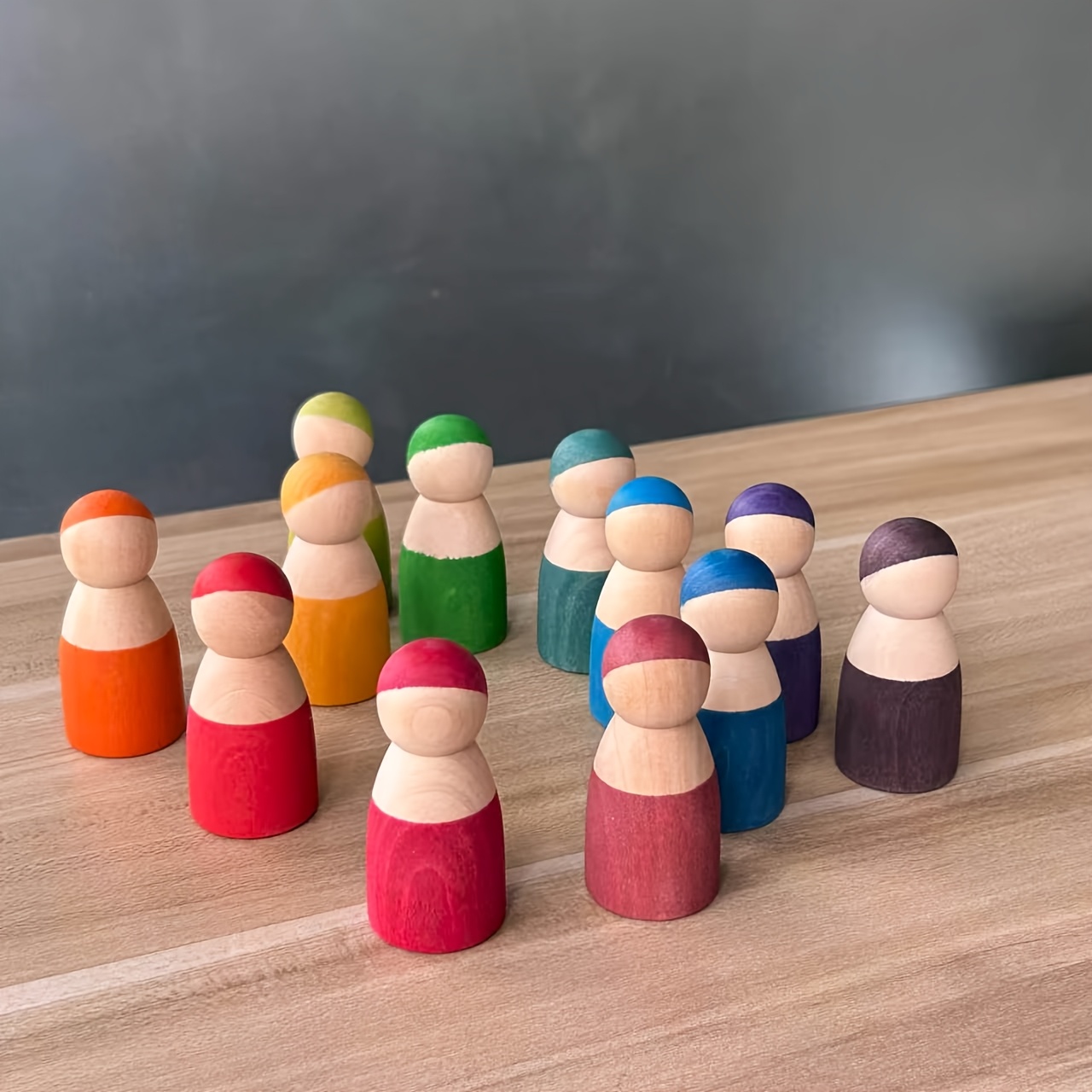 Multi-Color Doll Stacking Blocks for Fun Role-Playing