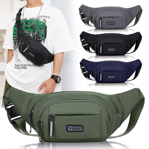 outdoor sports multi functional waist pack for men and women large capacity money pouch cashier bag business and construction site work phone pouch