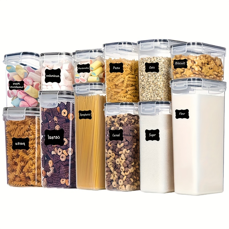 

12pcs Box, - And Reusable Can, Portable And Box, For Grains, , Tea And Pasta, , Pen, Household