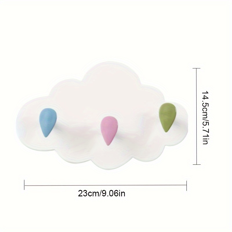 Adorable Cartoon Cloud Sticky Hook