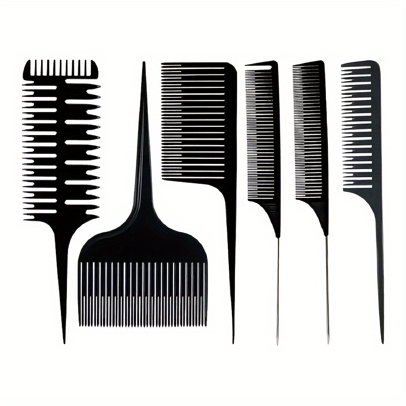 

Ensemble de Peignes de Coiffure, Peigne de Coiffure, Brosse de Mèche, Brosse Déroulante, Peigne de Coupe de Cheveux