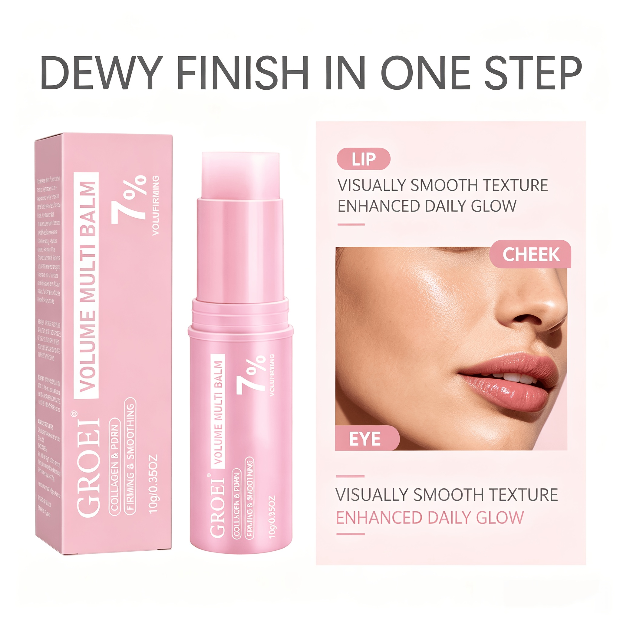 2pcs GROEI Collagen PDRN Multi-Effect Plumping Stick