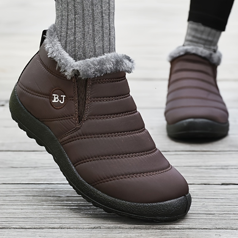 Couple Style Casual Snow Boots, Non-Slip Short Boots