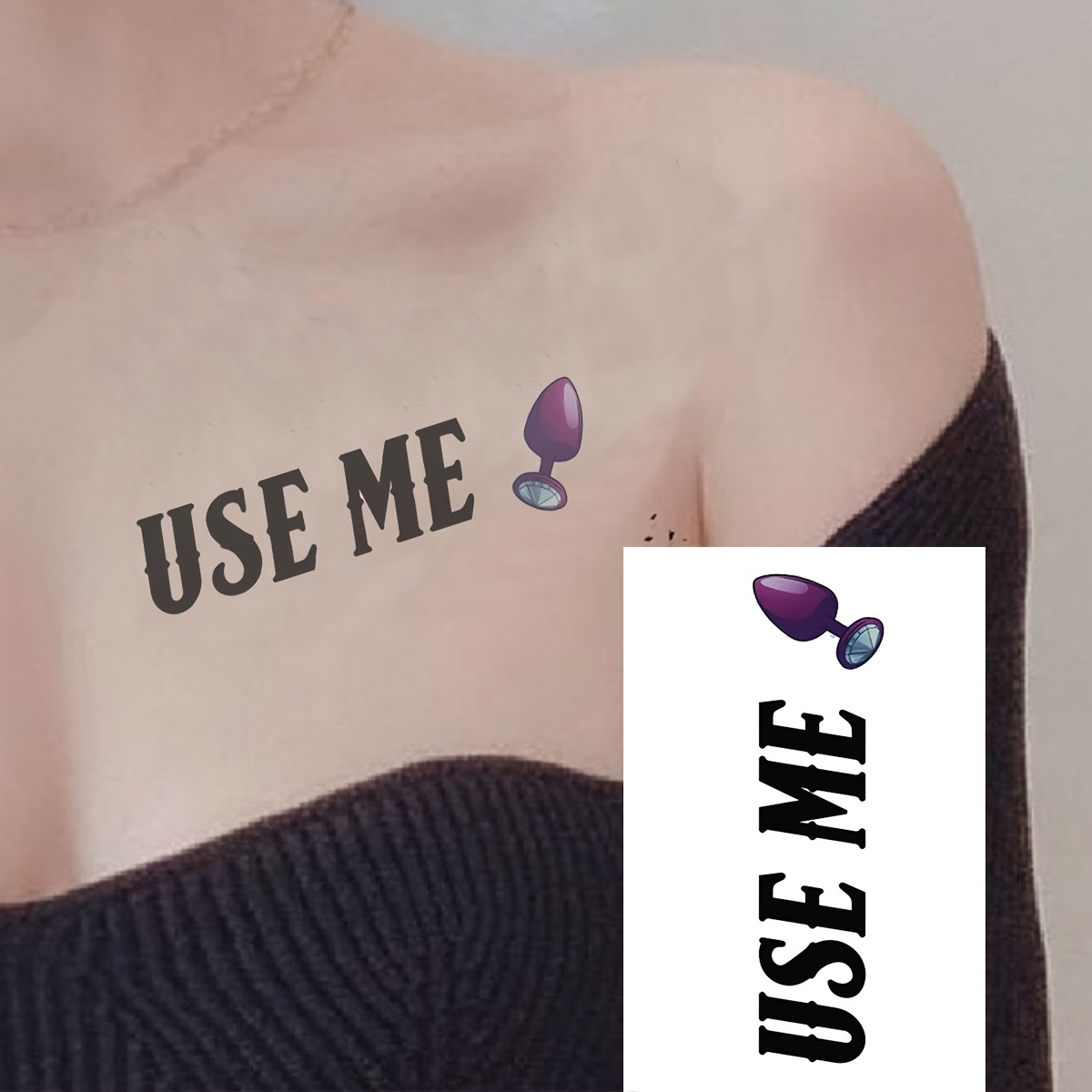 METZ - Lettering Waterproof Temporary Tattoo | YesStyle