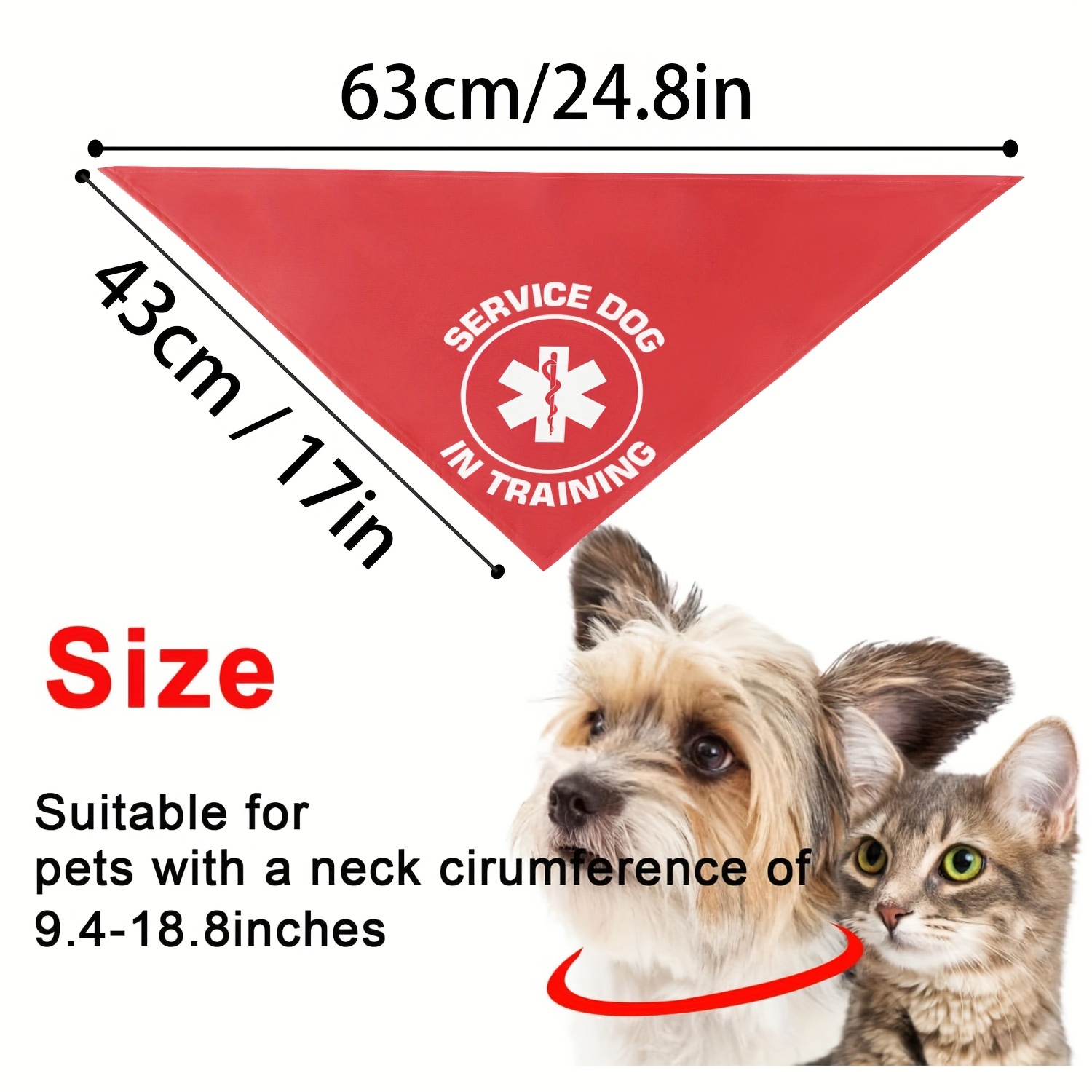 Service dog scarf hotsell
