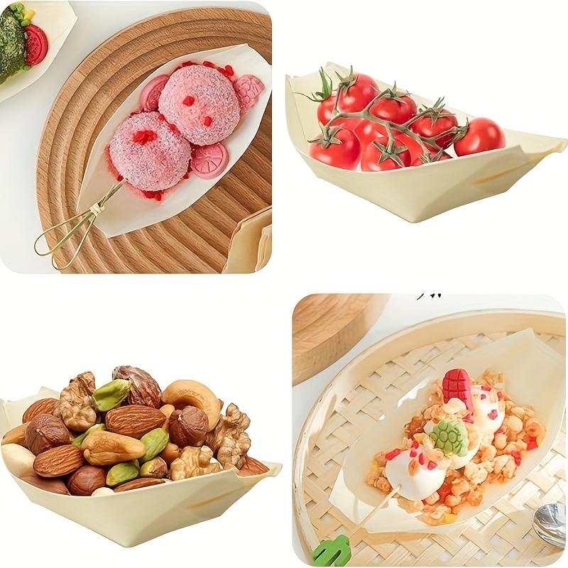 small disposable boat bowls suitable snacks Temu Mauritius