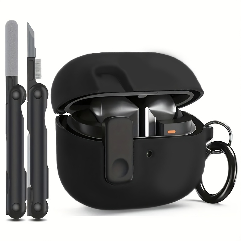 Case For For Galaxy Buds 3 Shockproof Protective Cover For Galaxy Buds 3 Pro With Cleaning Kit And Carabiner