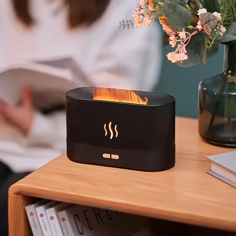 usb flame inspired humidifier with aromatherapy ambient   for home     design 0