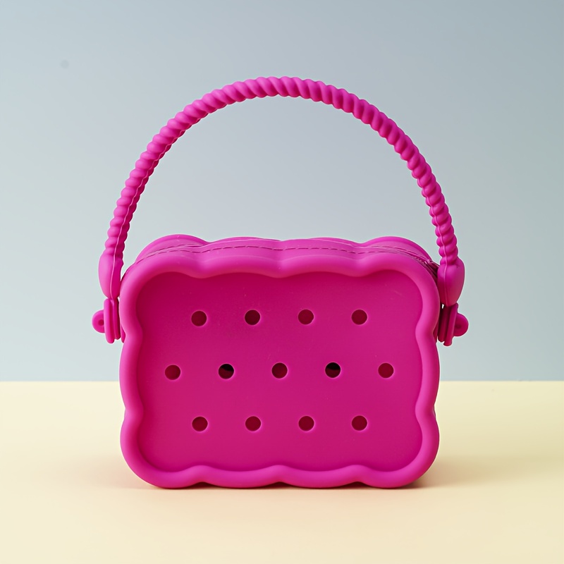 Removable Adorable Pouch, Square Headphone Holder, Colorful Gift, Beach Organizer, Tote