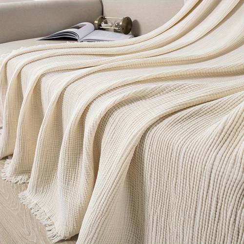 20 linen 80 4 layer gauze blanket soft breathable anti static throw for