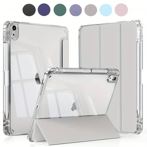 clear hard back cover case for ipad 11th 16 11 inch 10 9 inch 2022 with pencil holder
