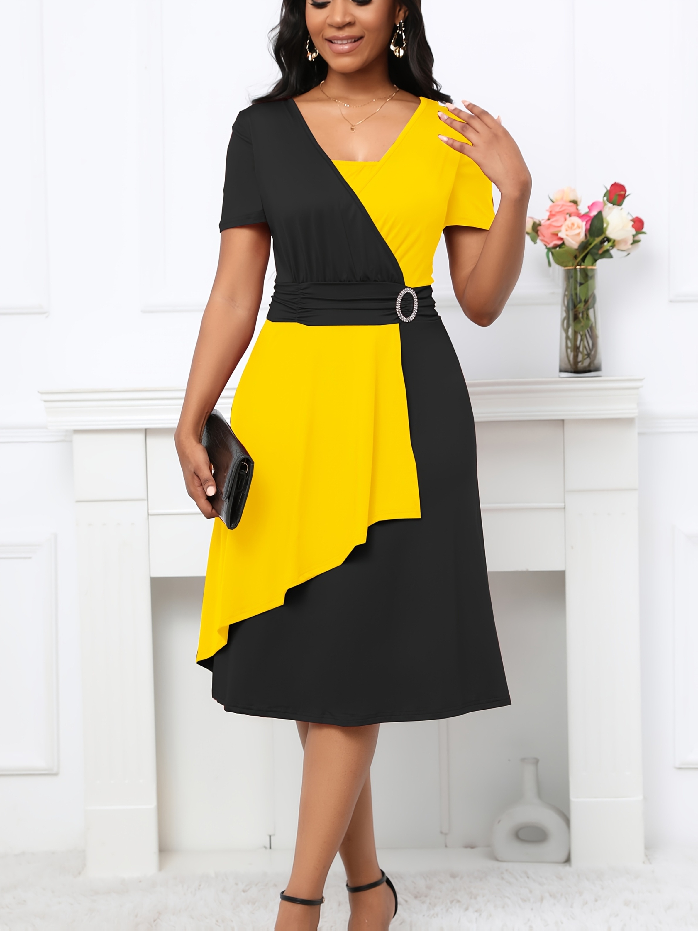 plus size, damen plus kleid