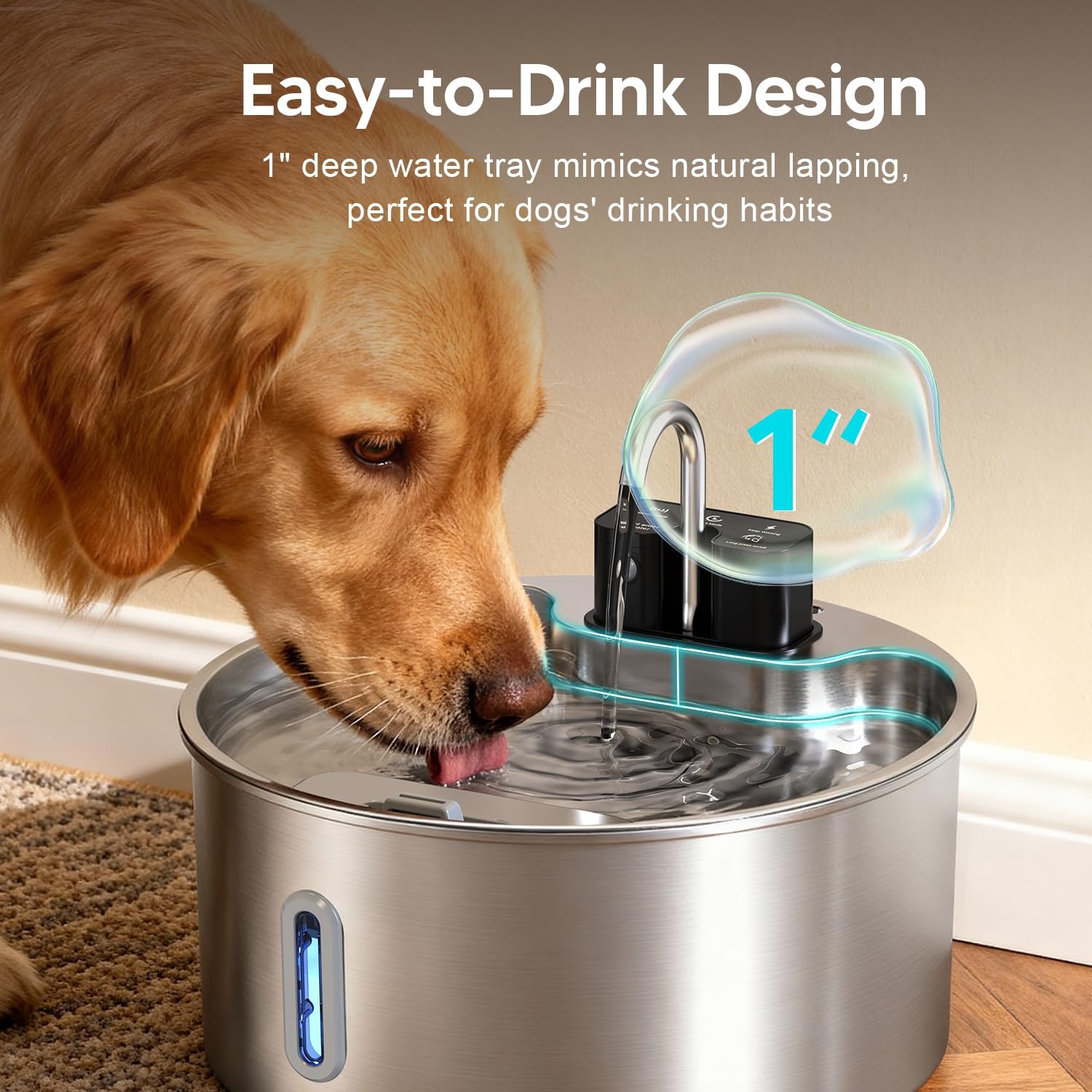 best cat water fountain 2016 PawsPik SS-01 Stainless Steel Cat Fountain, 108.2-oz