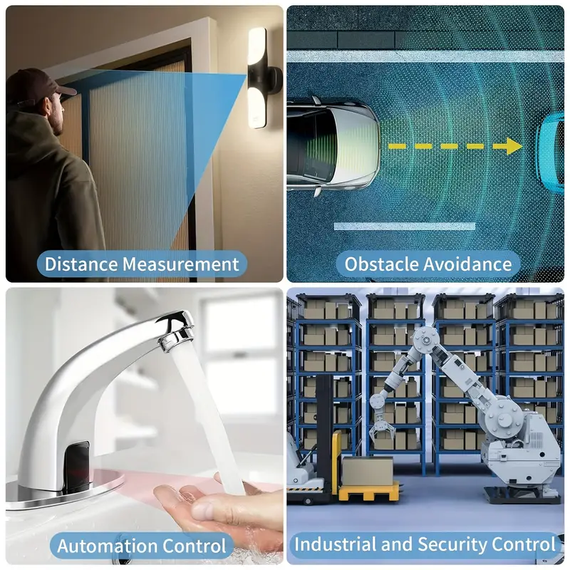 sensor de medición de distancia con tecnología jsn-sr04t, para - paquete de 1/2/4 piezas detalles 5