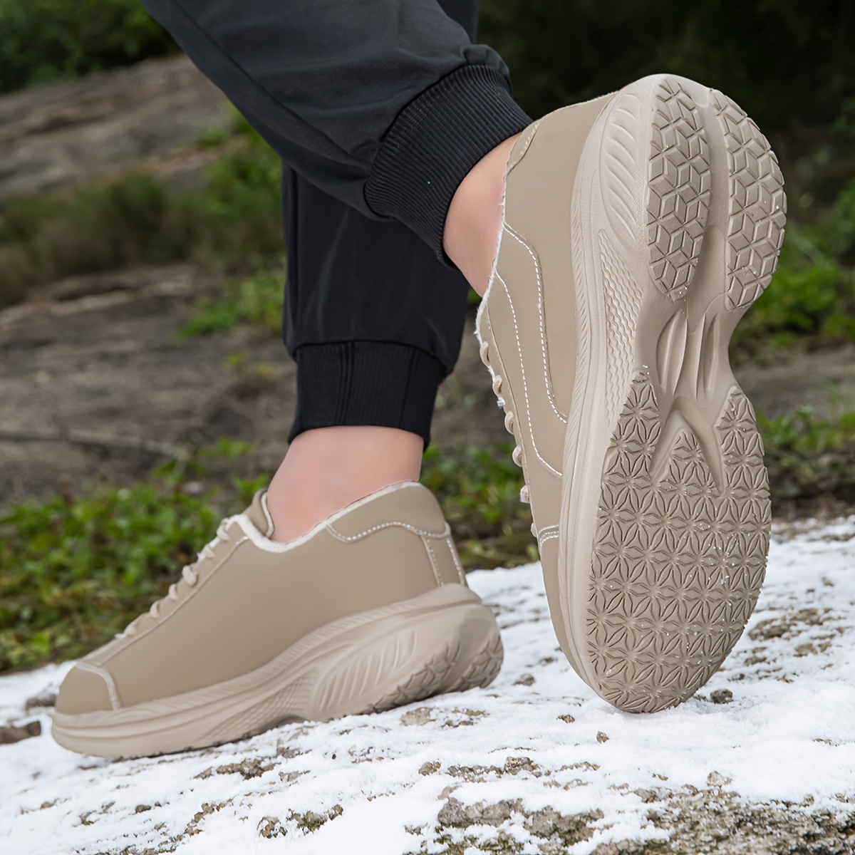 Men's Thickened Wide Toe Casual Shoes for Winter