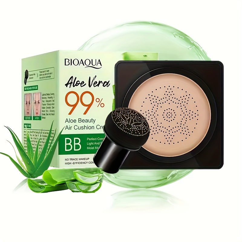 

Mushroom Head Air Cushion Cc & Bb Foundation - Oil Control, Moisturizing Concealer For All Skin Tones, Under 1 Fl Oz Effortless Beauty Solution - For That Natural Glow