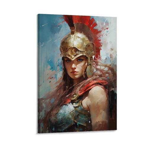 greek mythology canvas art poster elegant wall decor for bedroom living room office no battery needed