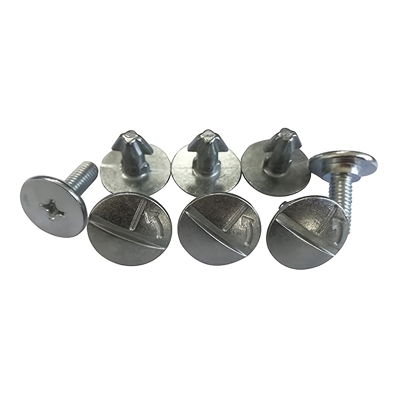 TEMU Lot de 6 goupilles, clips et vis pour cache-moteur de radiateur 90674-TY2-A01 et lot de 2 boulons pour cache-moteur inférieur 90105-TBA-A00 pour