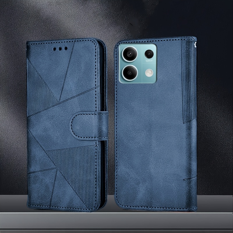 Funda de teléfono: Carcasa tipo cartera con tapa de cuero sintético para Xiaomi Redmi N...