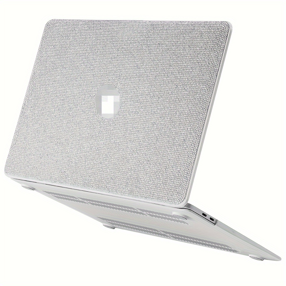 Étui Bling Diamond pour MacBook compatible avec 13 pouces 2018-2020 A2179  A1932 A2337 avec écran coque rigide à paillette