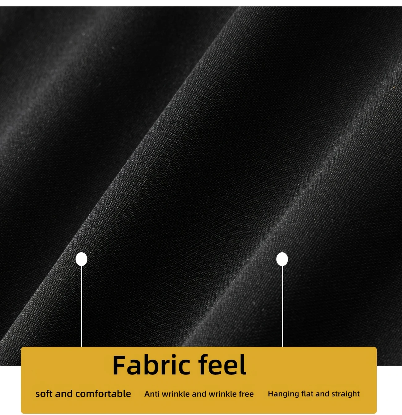 mens casual long pants black stretch fit dress pants waist regular fit polyester 94 spandex 5 button fly woven fabric 210g m alphabet pattern for weekend casual stretch details 2