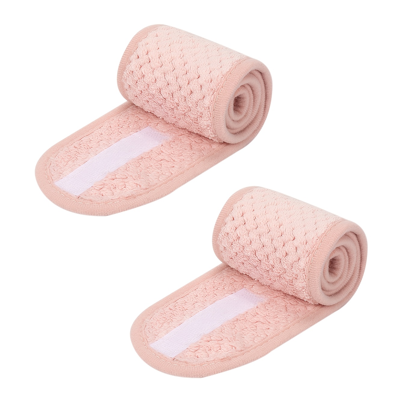 TEMU 2pcs Of Xiaoboluo Ge Headband, Suitable For Types, Including Face Washing, Facial Cleansing, Makeup Application, Makeup Removal, And Travel