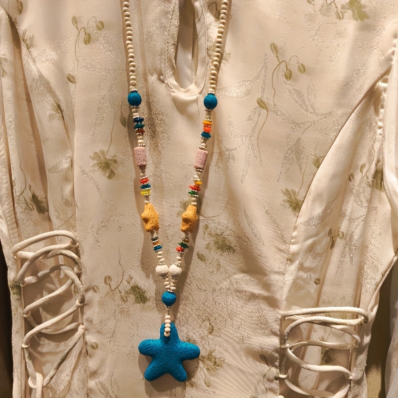 Seashell Coral Handmade Necklace, Beach-Inspired