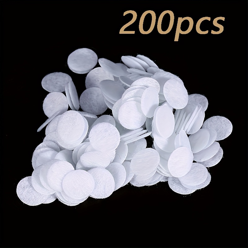 200pcs Replacement Filter Pads For Beauty Devices, Circular Pads Suitable For Men And Women, No Electricity Needed, Soft Material, Easy To Operate. For Facial Use, Exfoliation And Accessory