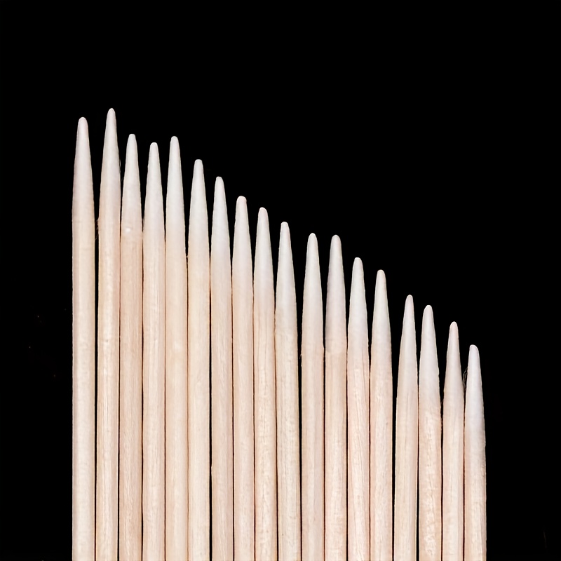 195pcs Disposable Multifunctional Nail Art Remover Sticks